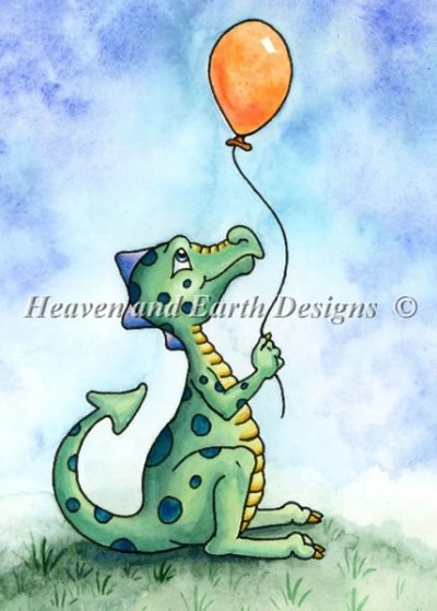 Diamond Painting Canvas - QS Balloon Dragon